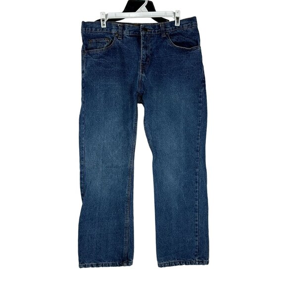 Berne Womens Flannel-Lined Denim Jeans Size 10 100% Cotton Blue - Picture 2 of 7